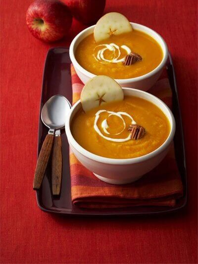 Curried Sweet Potato Apple Soup