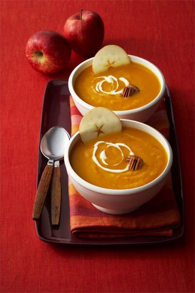 Curried Sweet Potato Apple Soup