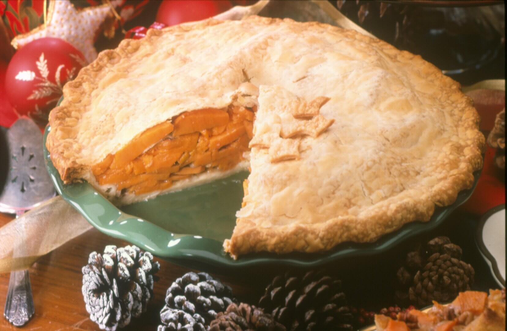 Old Fashioned Sliced Sweetpotato Pie North Carolina Sweetpotatoes