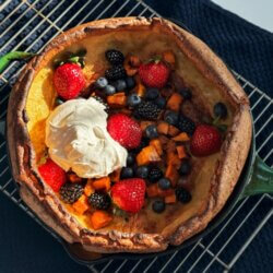 Candied Sweetpotato Dutch Baby