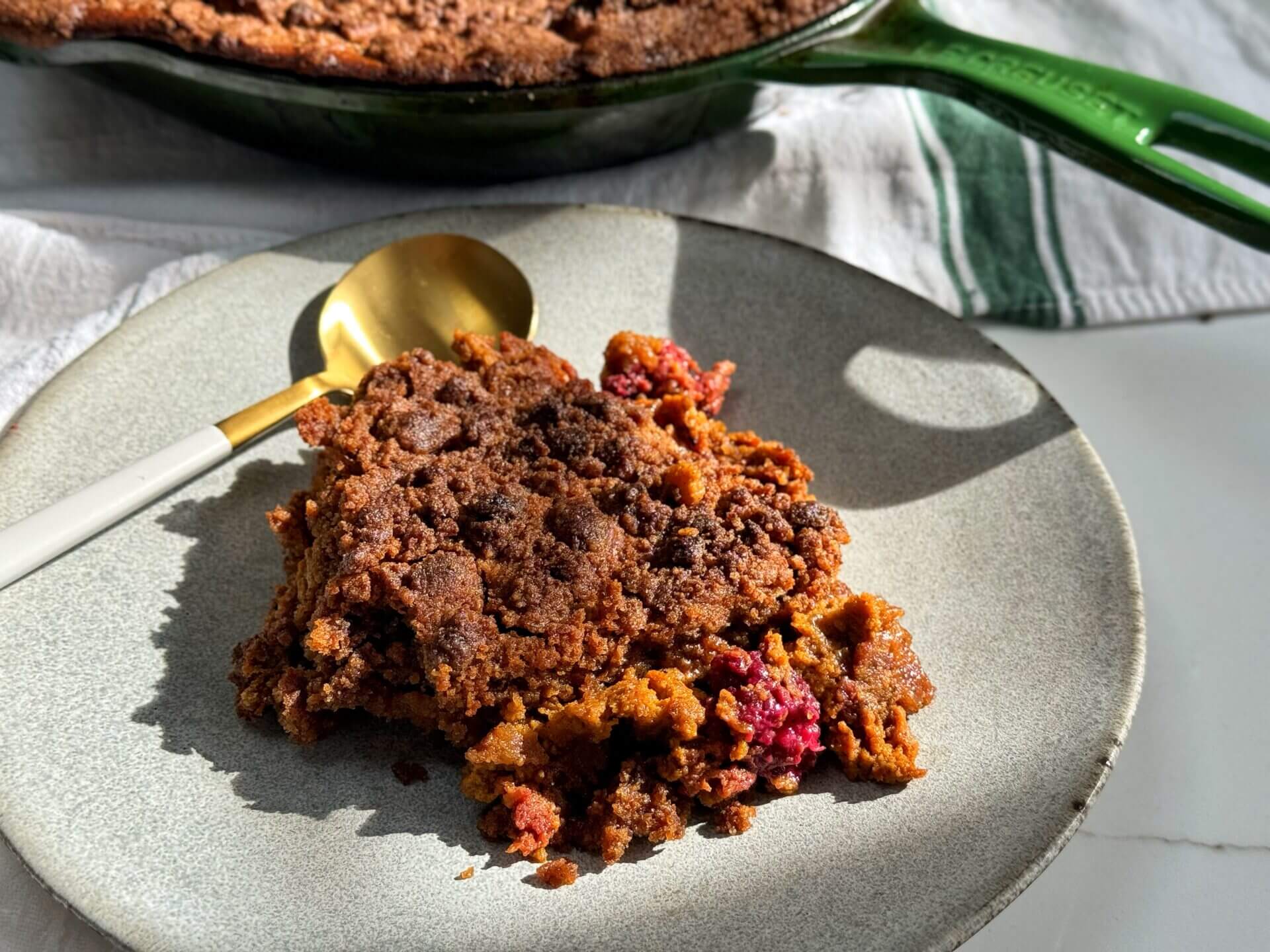 Spiced Sweetpotato Crumble