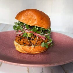 Sweetpotato Black Bean Veggie Burgers