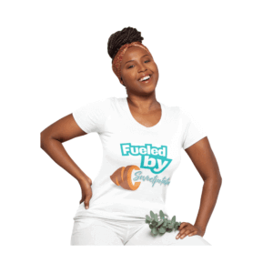 Fueled By NC Sweetpotatoes Women's V-neck